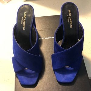 Saint Laurent LouLou 95 mule sandal